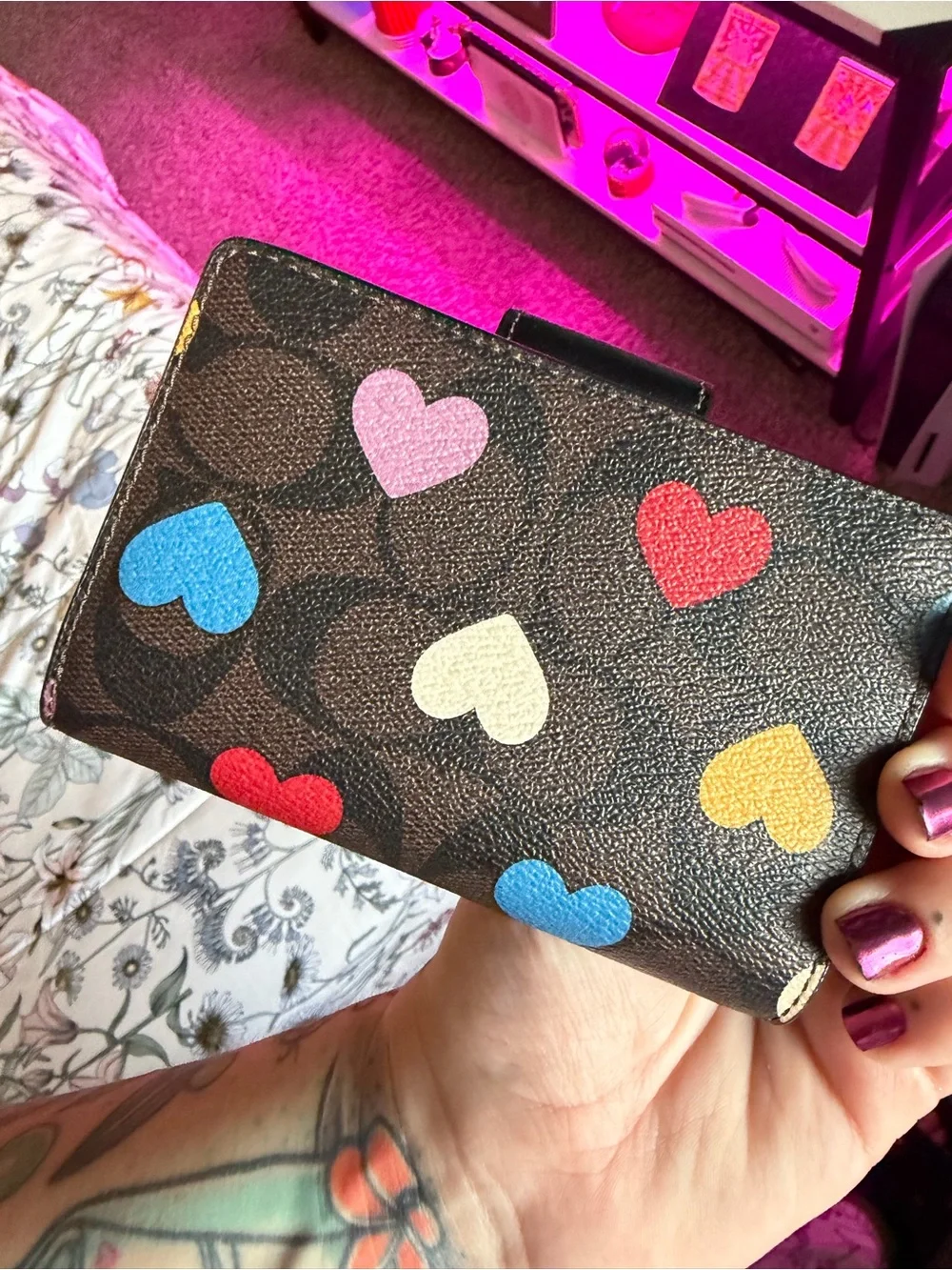 Coach compact wallet